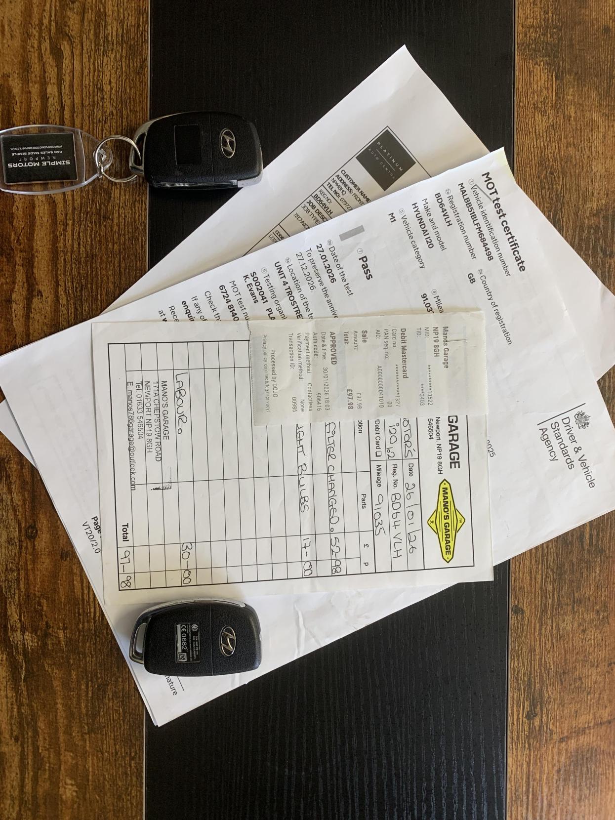 Hyundai i20 1.2 Active Hatchback 5dr Petrol Manual Euro 5 (85 bhp)