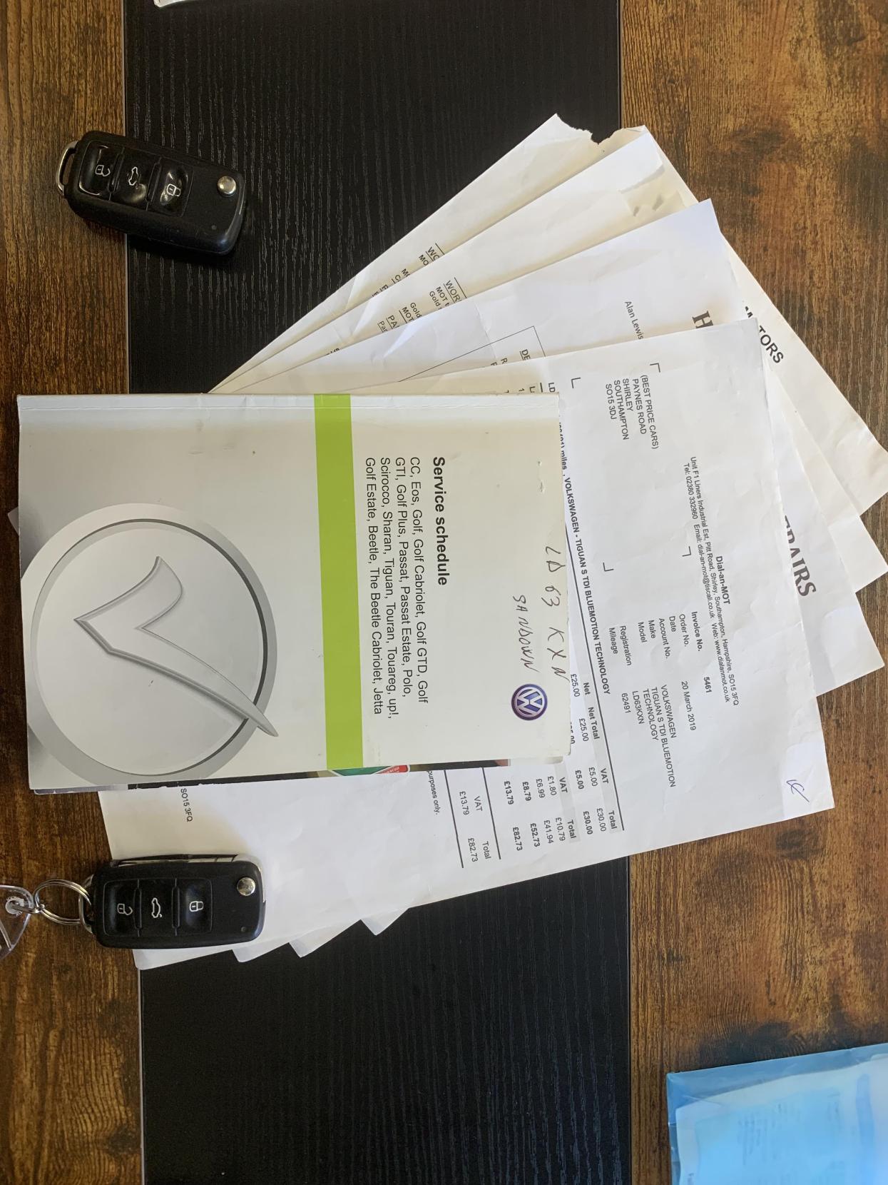 Volkswagen Tiguan 2.0 TDI BlueMotion Tech S SUV 5dr Diesel Manual 2WD Euro 5 (s/s) (110 ps)